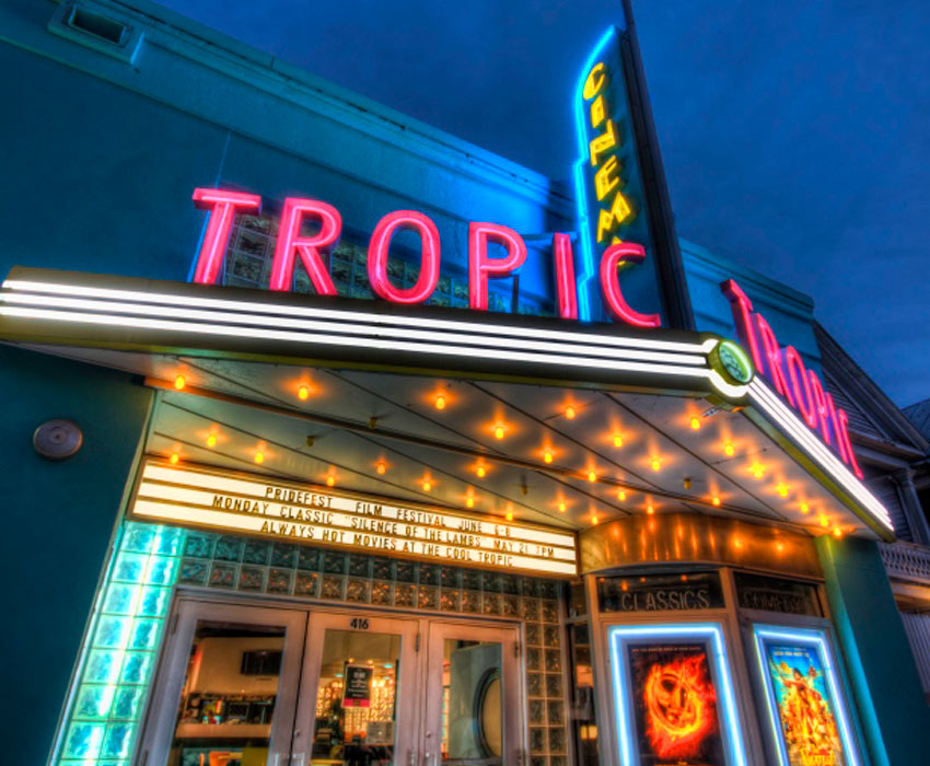 voorbeeld Bedrijfsomschrijving vitamine Tropic Cinema Key West Information and History